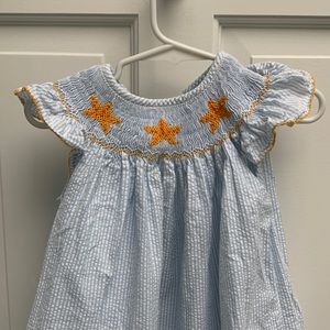 Jadi Lane hand smocked starfish dress